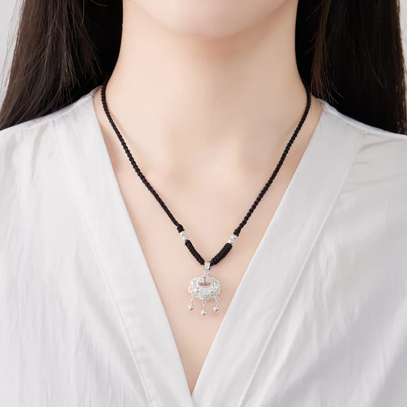 Bear Silversmith High Content Sterling Silver Sterling Silver Necklace Women's-4
