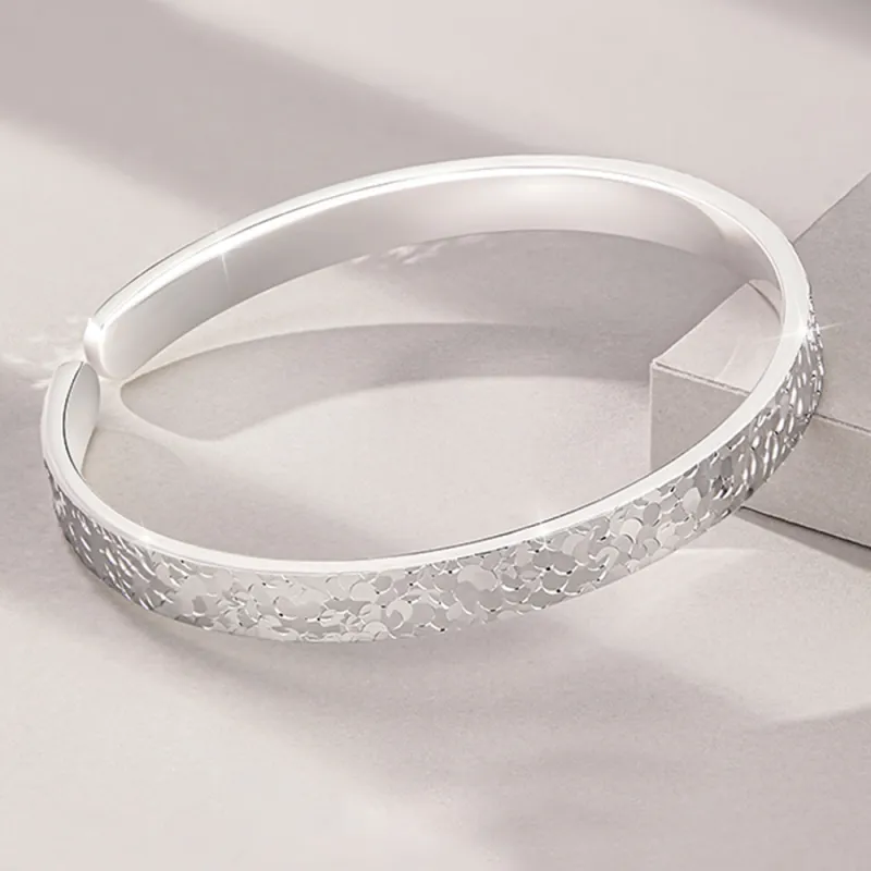 Bear Silversmith 999 Fine Silver Sterling Silver Bangle Women's-3