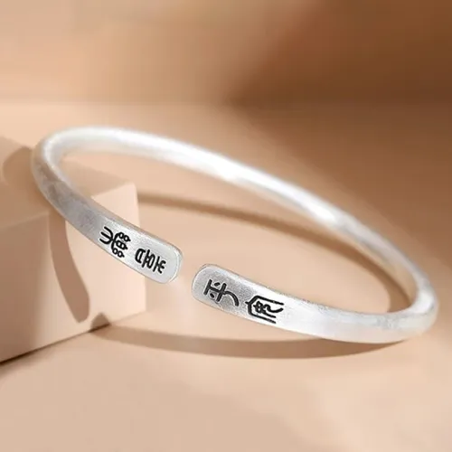 Bear Silversmith 999 Fine Silver Sterling Silver Bangle Women's