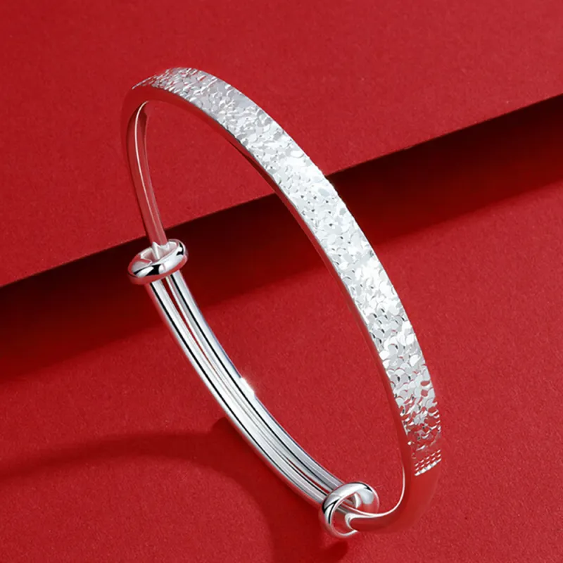 Bear Silversmith 999 Fine Silver Sterling Silver Bangle Women's-3