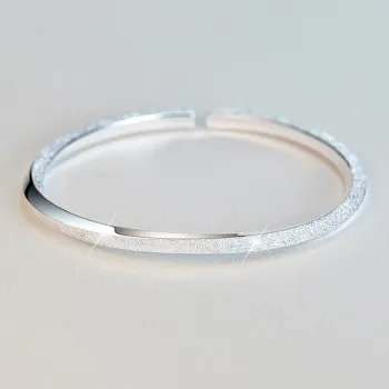 Bear Silversmith 999 Fine Silver Sterling Silver Bangle Women's