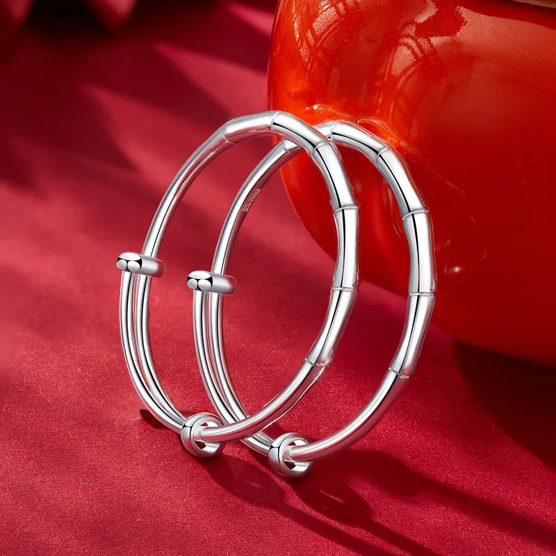 Bear Silversmith High Content Sterling Silver Sterling Silver Bangle Women's-1