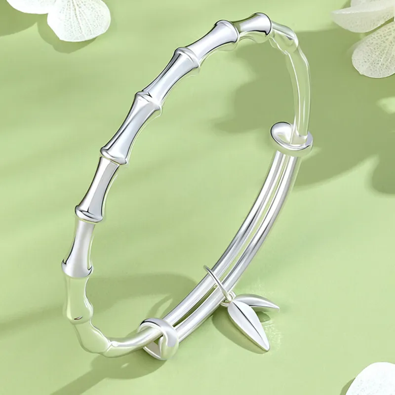 Bear Silversmith 999 Fine Silver Sterling Silver Bangle Women's-1
