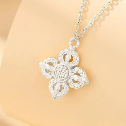 Bear Silversmith 999 Fine Silver Sterling Silver Necklace Women's