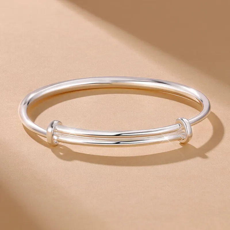 Bear Silversmith 999 Fine Silver Sterling Silver Bangle Women's-3