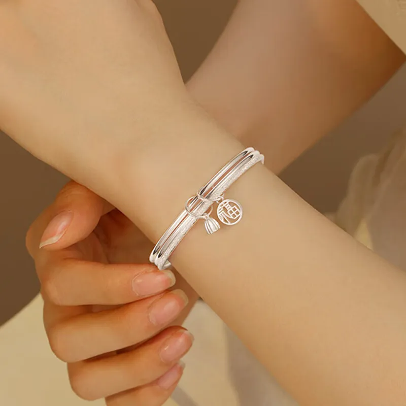 Bear Silversmith 999 Fine Silver Sterling Silver Bracelets Women's-4