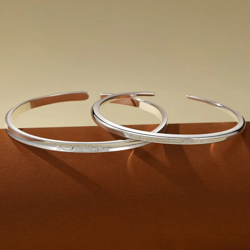 Bear Silversmith 999 Fine Silver Sterling Silver Bangle Unisex-3