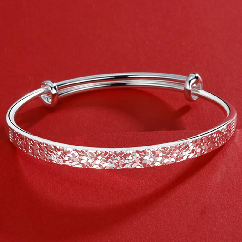 Bear Silversmith 999 Fine Silver Sterling Silver Bangle Women's-1