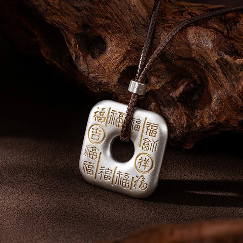 Bear Silversmith 999 Fine Silver Sterling Silver Necklace Unisex-1