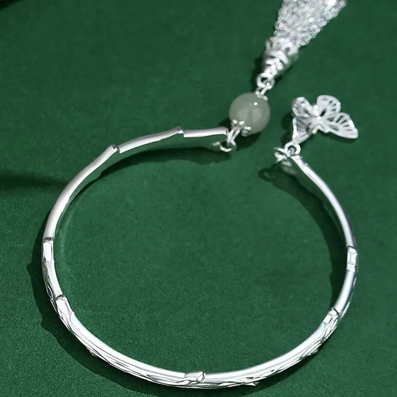 Bear Silversmith 999 Fine Silver Sterling Silver Bangle Women's-2