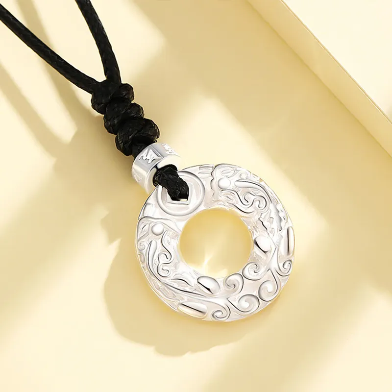 Bear Silversmith 999 Fine Silver Sterling Silver Necklace Unisex-2