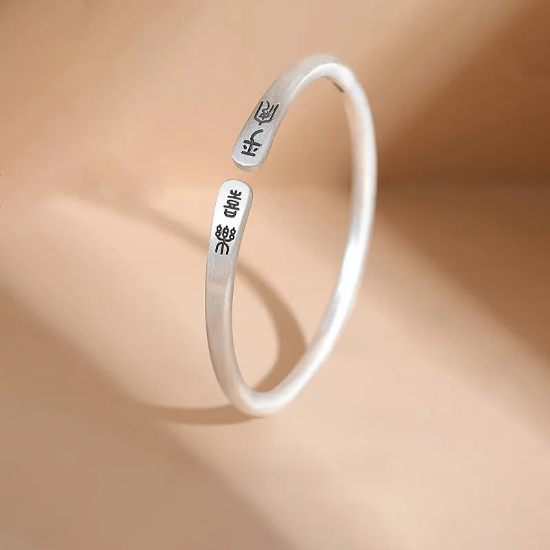 Bear Silversmith 999 Fine Silver Sterling Silver Bangle Women's-1