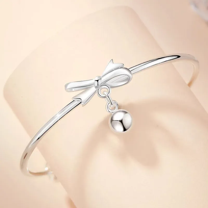 Bear Silversmith 999 Fine Silver Sterling Silver Bangle Women's-1