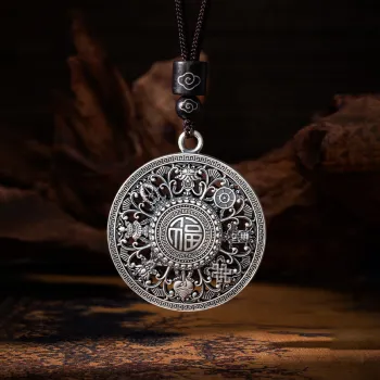 Bear Silversmith 999 Fine Silver Sterling Silver Necklace Unisex