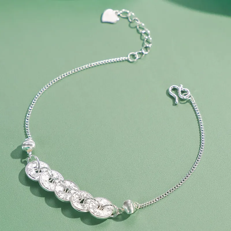Bear Silversmith 999 Fine Silver Sterling Silver Bracelet Women's-2