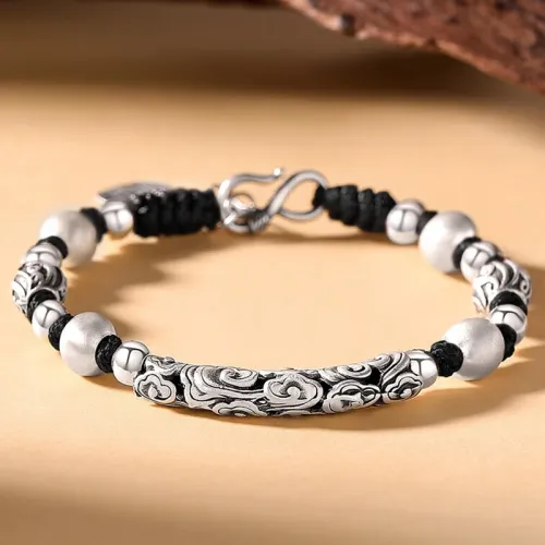 Bear Silversmith 999 Fine Silver Sterling Silver Bracelet Unisex
