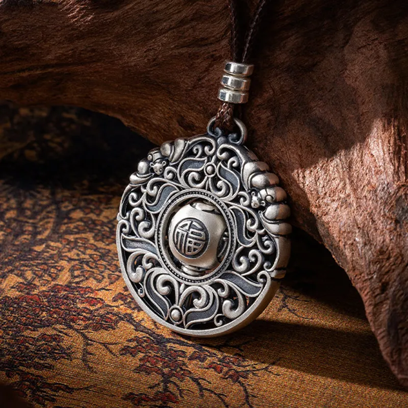 Bear Silversmith 999 Fine Silver Sterling Silver Necklace Unisex-2