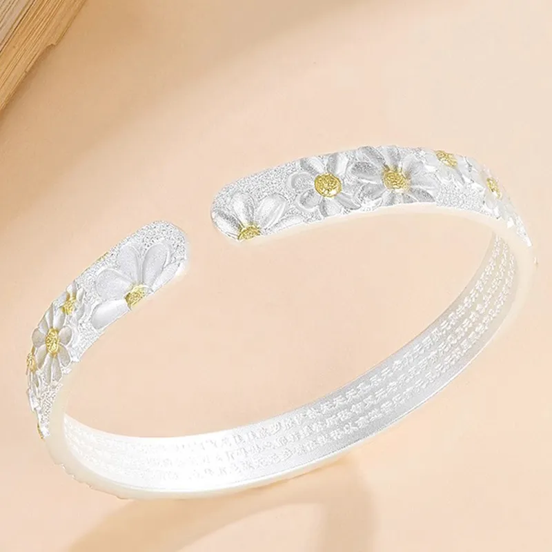 Bear Silversmith 999 Fine Silver Sterling Silver Bangle Women's-1