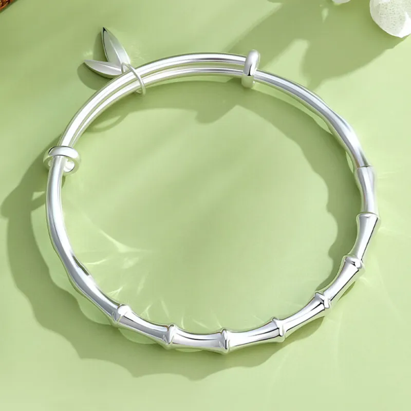 Bear Silversmith 999 Fine Silver Sterling Silver Bangle Women's-4