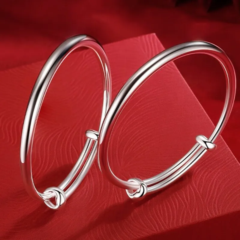 Bear Silversmith 999 Fine Silver Sterling Silver Bangle Kids'-3