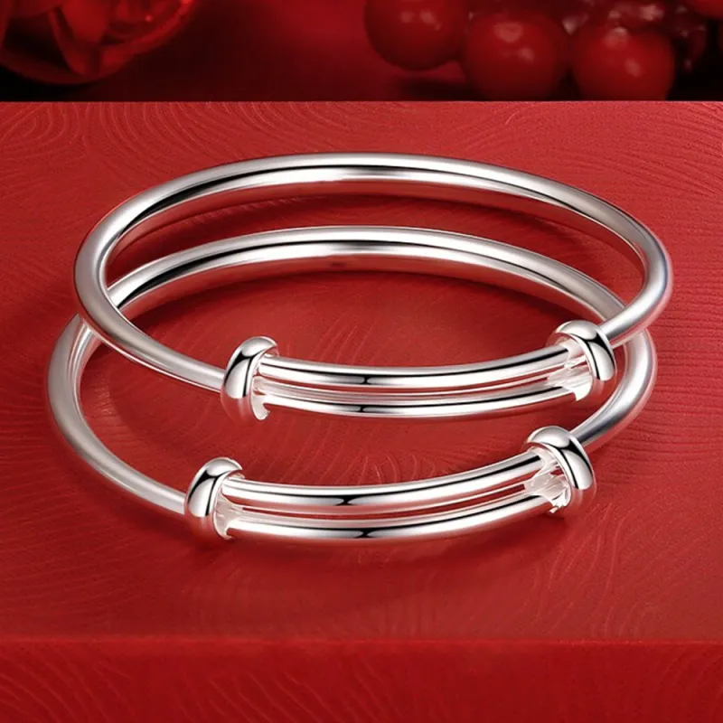Bear Silversmith 999 Fine Silver Sterling Silver Bangle Kids'-2
