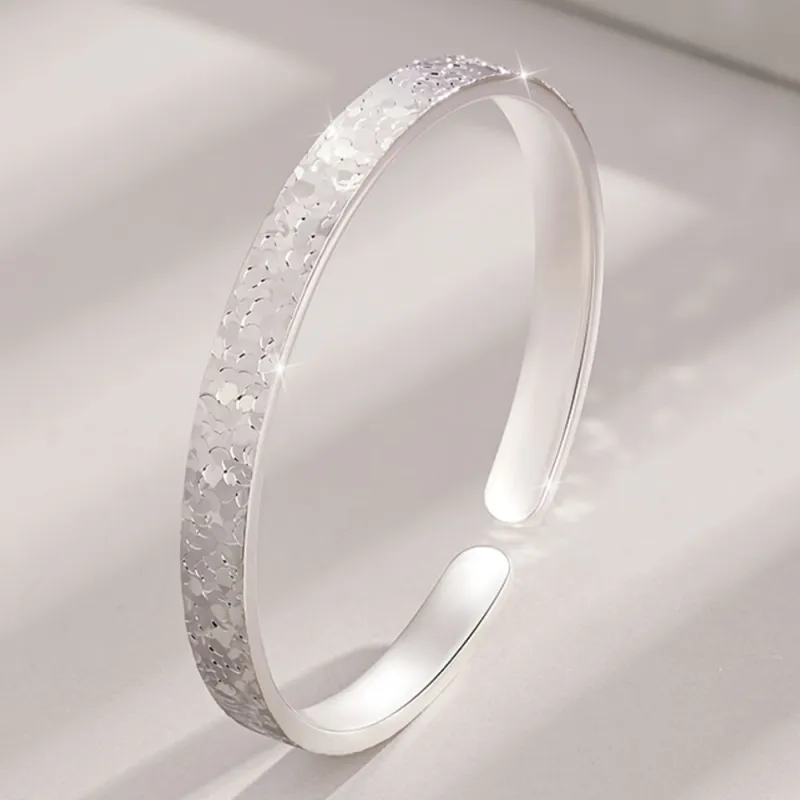 Bear Silversmith 999 Fine Silver Sterling Silver Bangle Women's-1