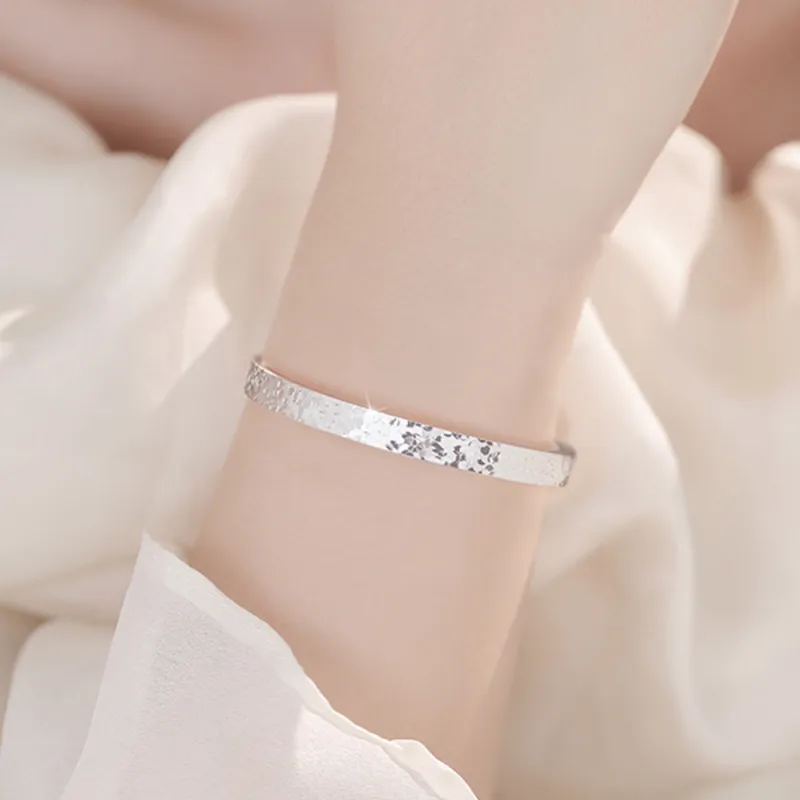 Bear Silversmith 999 Fine Silver Sterling Silver Bangle Women's-5