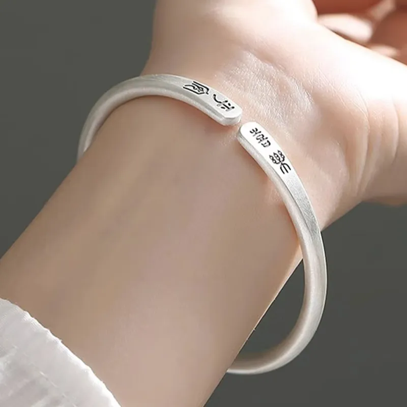 Bear Silversmith 999 Fine Silver Sterling Silver Bangle Women's-3