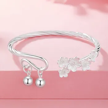Bear Silversmith 999 Fine Silver Bangles Women's