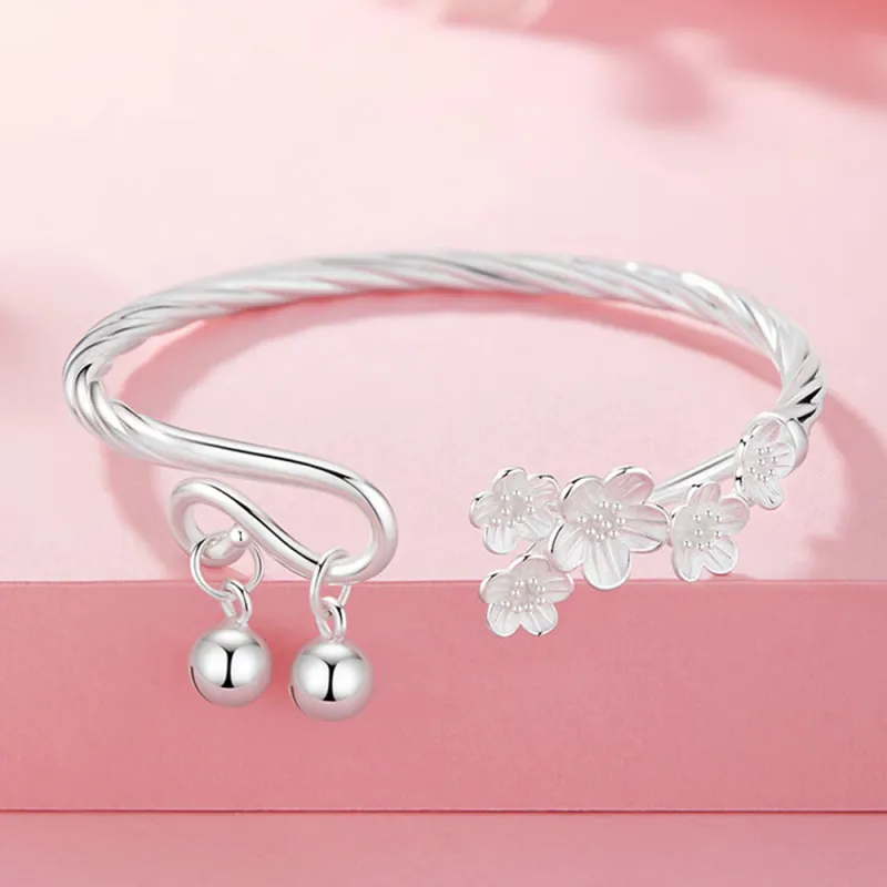 Bear Silversmith 999 Fine Silver Sterling Silver Bangle Women's-0