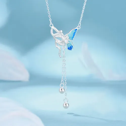 Bear Silversmith 999 Fine Silver Sterling Silver Necklace Women's