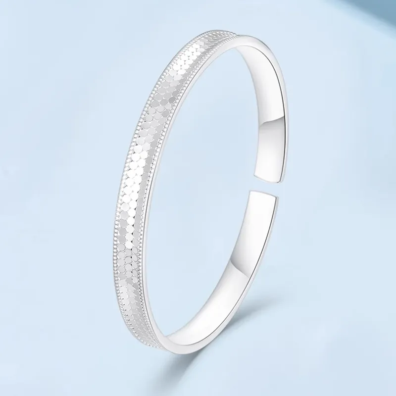 Bear Silversmith 999 Fine Silver Sterling Silver Bangle Women's-1