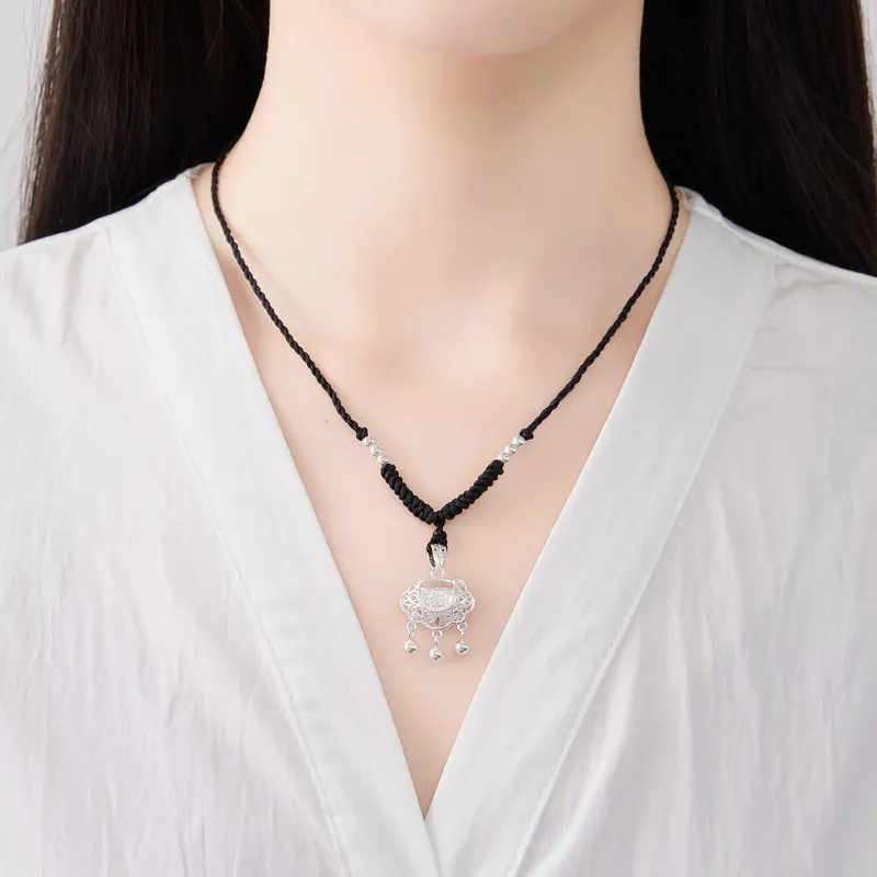 Bear Silversmith High Content Sterling Silver Sterling Silver Necklace Women's-5