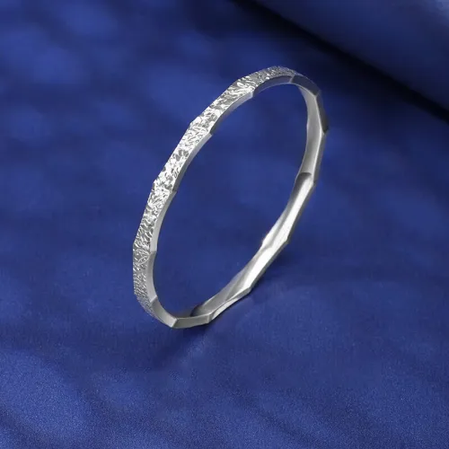 Bear Silversmith 999 Fine Silver Sterling Silver Bangle Women's