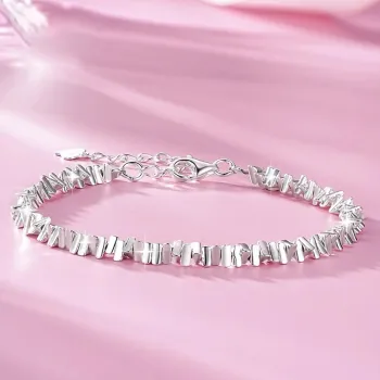 Bear Silversmith 999 Fine Silver Sterling Silver Bracelet Women's