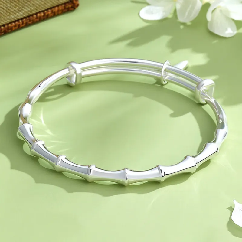 Bear Silversmith 999 Fine Silver Sterling Silver Bangle Women's-2