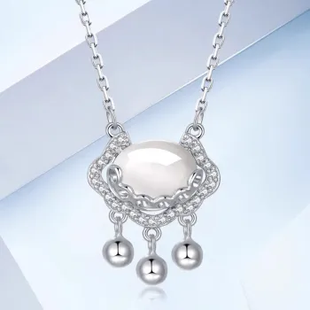 Bear Silversmith High Content Sterling Silver Sterling Silver Necklace Women's