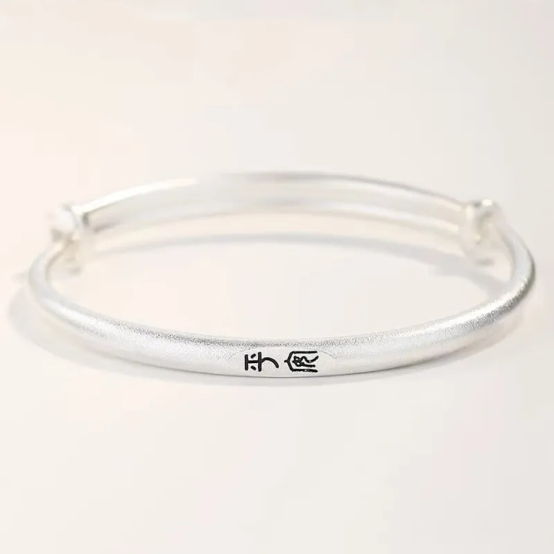 Bear Silversmith High Content Sterling Silver Sterling Silver Bangle Women's-1