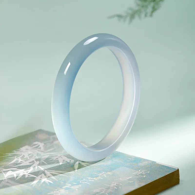 Bear Silversmith Chalcedony Bangles Women's-2