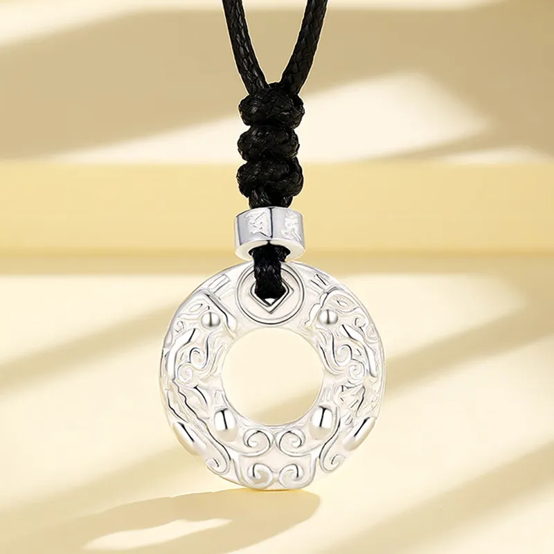 Bear Silversmith 999 Fine Silver Sterling Silver Necklace Unisex-0