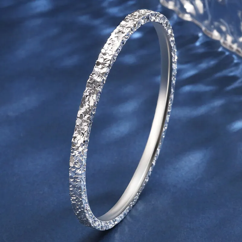 Bear Silversmith 999 Fine Silver Sterling Silver Bangle Women's-0