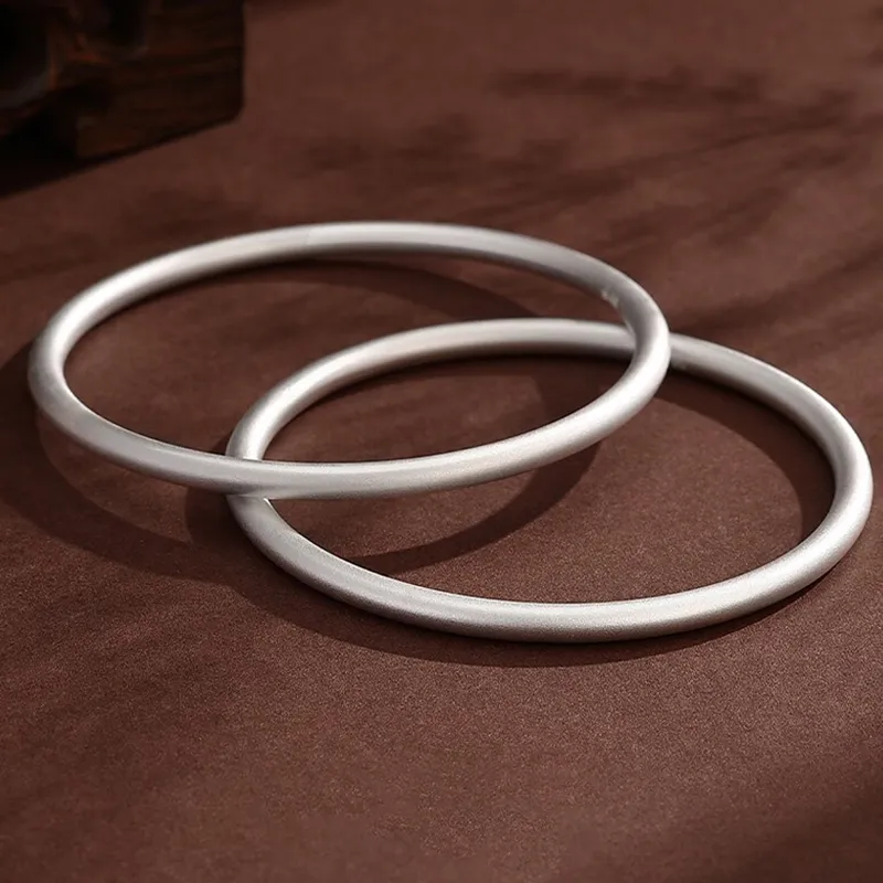 Bear Silversmith 999 Fine Silver Sterling Silver Bangle Women's-0