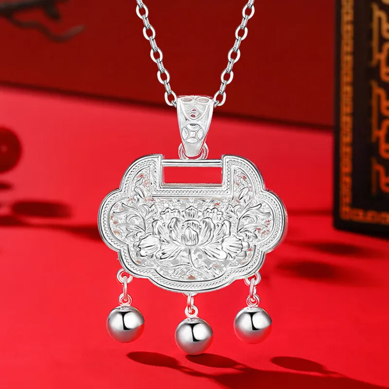Bear Silversmith 999 Fine Silver Sterling Silver Necklace Women's-0