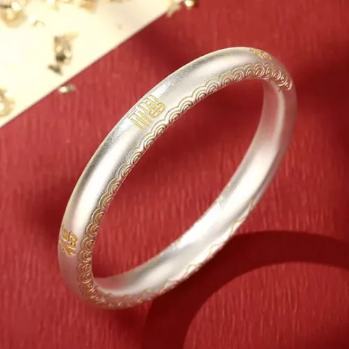Bear Silversmith 999 Fine Silver Sterling Silver Bangle Women's