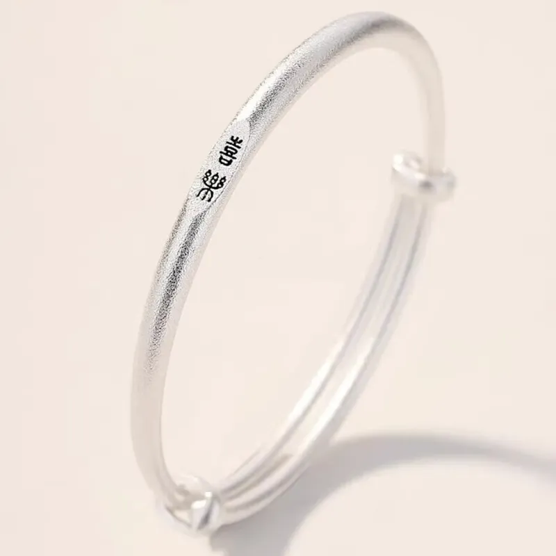 Bear Silversmith High Content Sterling Silver Sterling Silver Bangle Women's-6