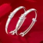 999 Fine Silver Blessing Dragon Baby Bangle
