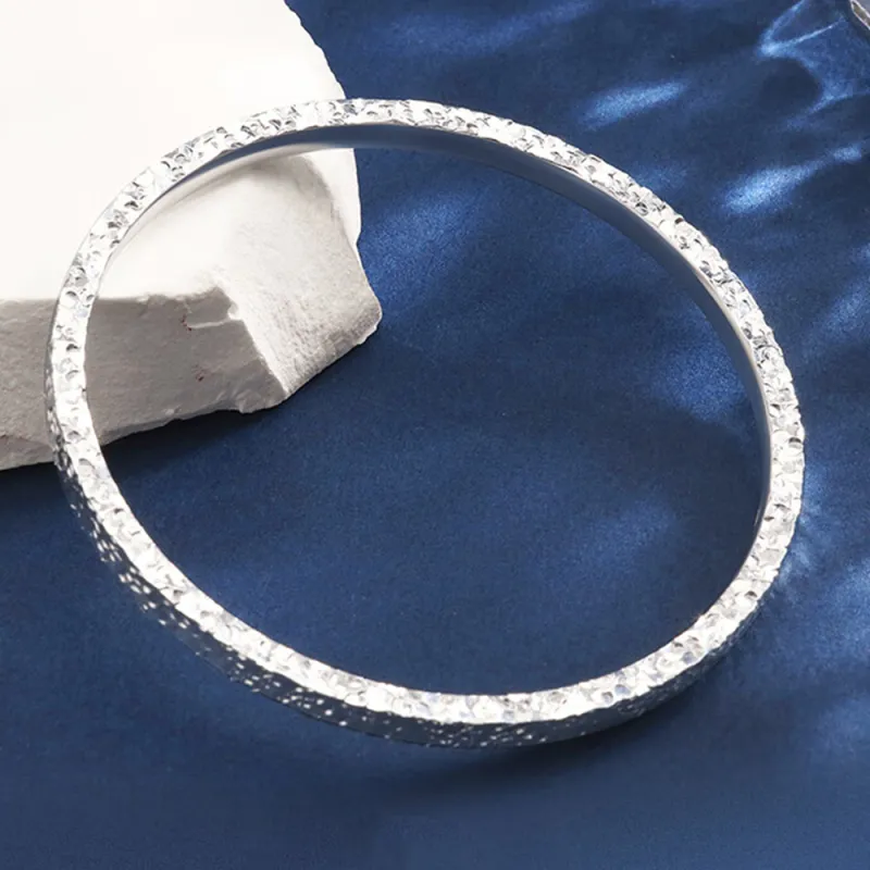 Bear Silversmith 999 Fine Silver Sterling Silver Bangle Women's-1