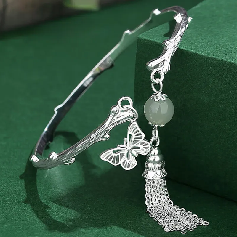 Bear Silversmith 999 Fine Silver Sterling Silver Bangle Women's-3