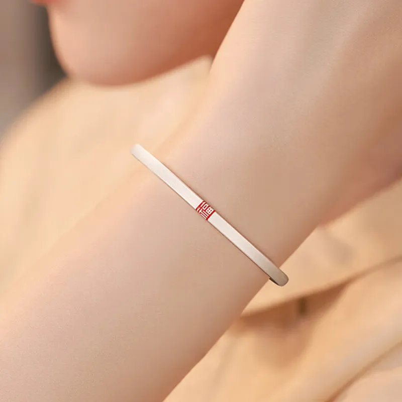 Bear Silversmith 999 Fine Silver Sterling Silver Bangle Women's-3