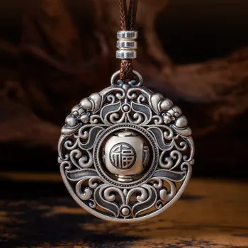 Bear Silversmith 999 Fine Silver Sterling Silver Necklace Unisex